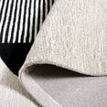 thumbnail image 6 of SAFAVIEH Ebony Thom Geometric Area Rug, Black/Ivory, 6' x 6' Square, 6 of 8