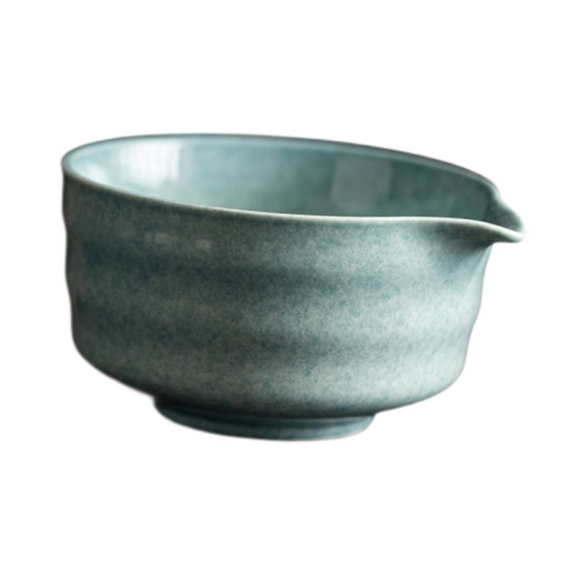 Matcha Bowl con boquilla Ligera Ligera Multifuncional tradicional 14x126x72cm para regalos de casa Regalo a mano 500ml Estilo E