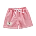 thumbnail image 3 of Toddler Boys Girls Cotton Beach Shorts Solid Color Shorts, 3 of 8