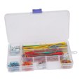thumbnail image 1 of Kit de Cables de Puente Multicolores para Placa de Pruebas Sin Soldadoura de 560 Piezas con 14 Longitudes, Kit de Cables de Puente para Placas de Pruebas Con 14 Longitudes, 40, 1 of 7