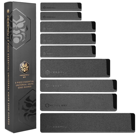 Kessaku Sheath Set - 9 Piece Essential Universal BPA-Free Knife Blade Edge Guards