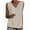 Beige, variant on BVOFAR Cotton Linen Tank Tops for Women Summer V Neck Sleeveless Tops Solid Color Casual Tees Trendy Lightweight Tanks