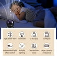 thumbnail image 7 of Mrmaere Bluetooth Speaker Starlight, Bedroom USB Projection Romantic Night Light, LED Sky Full of Rotating Music Ambient Light Black, 7 of 7