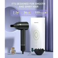 thumbnail image 5 of Hair Dryer-Fast Drying Ionic Blow Dryer-Updated 1500 W Low Noise Technology with Diffuser&Smooth Nozzle, 5 of 5