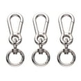 thumbnail image 1 of MIANGASTORE 3pcs Retractable Key Chain Traction Rope Hook Durable Smooth DIY Metal Replacement Webbing Bag Strap Shoulder Strap Chain Buckles, 1 of 8