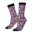 thumbnail image 1 of Fotbe Butterflies And Floral Calcetas Largas con Estampado para Hombre y Mujer – Calcetas de Compresión Transpirables y Elásticas, Viajar y Uso Diario Talla 5-11, 1 of 6