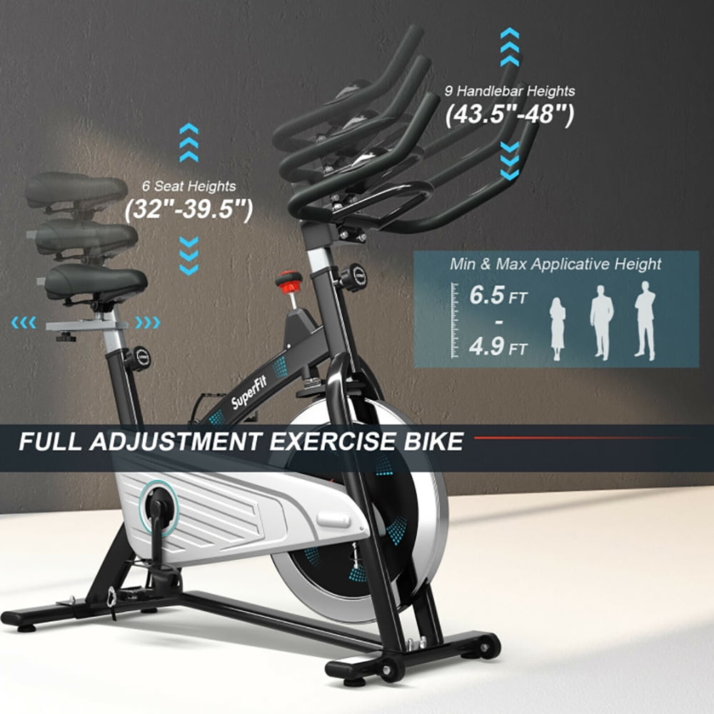 Yardi Yard Magnetic Stationary Bike with Heart Rate, Cardio Climber Stepping Elliptical Machine