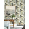 thumbnail image 2 of ohpopsi Rhodes Neutral Blocs Wallpaper, 19.7-in by 33-ft, 54.18 sq. ft, 2 of 3