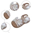 thumbnail image 6 of Ymyiu Kids Sandals Girls Toddler Girl Sandals Little Girl Summer Dress Shoes Lightweight Open Toe Beach Holiday Size 9 (White,Toddler 9), 6 of 8