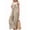 Khaki, variant on Women'S Bib Overalls Casual Loose Fit Jumper Adjustable Strap Wide Leg Jumpsuits with Pockets Light Blue S