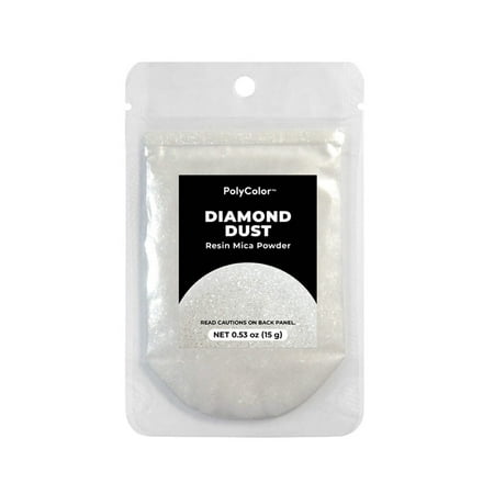 Diamond Dust Powder (PolyColor) Mica Powder Epoxy Resin Kits, Soap Making,andles, Dyes, Arts Crafts! Color Pigment Powder Creates Fast Easy Effects!