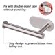 thumbnail image 2 of Soporte de papel higiénico para cocina, estante adhesivo para pañuelos, dispensador de servilletas, armario de almacenamiento, accesorios de baño, 1/2 piezas, 2 of 5