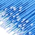 thumbnail image 3 of Xiao Hua 1000 pinceles desechables para hisopos de algodón, con microaplicador flexible, adecuados para extensiones de pestañas, cuidado bucal y limpieza - punta fina - azul, 3 of 5