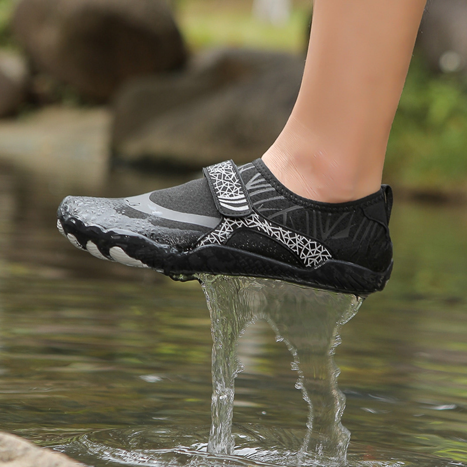GYUJNB Water Shoes for Men Women River Shoes Adult Swim Beach Lake Pool Aqua Socks Barefoot Quick Dry for Hiking Surfing Kayaking Size,Size 6.5