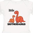 thumbnail image 4 of Inktastic Little Brothersaurus Boys Long Sleeve Baby Bodysuit, 4 of 5