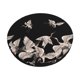 thumbnail image 1 of Disketp Japanese White Crane Funda Redonda para Taburete, Funda de Cojín para Silla de Bar Suave y Elástica-13 inch, 1 of 7