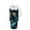 Snowflake and Feather Pattern, variant on 30 oz Insulated Stainless Steel Tumbler Double Wall Stainless Steel Tumbler with 2-Way Drinking Snowflake and Feather Pattern