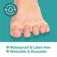 thumbnail image 6 of ZenToes Silicone Toe Separator Spacers for Correct Toe Alignment, Bunion and Hammer toe Straighteners - 2 Pairs, 6 of 11