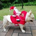 thumbnail image 1 of POINTERTECK Pet Dogs Santa Cosplay Outfit For Christmas Carnival Pet Costumes, 1 of 6
