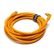Tether Tools TetherPro 15 USB-C to USB-C Right Angle Cable, Orange