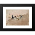 thumbnail image 2 of Jan Ciągliński 18x14 Black Modern Framed Museum Art Print Titled - Corfu - Goats. from the Journey to Greece (1905), 2 of 5