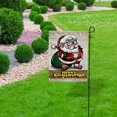 thumbnail image 5 of SKYSONIC Christmas Greetings from Santa Double Side Print Garden House Sports Flag 12x18 in Polyester Decorative Flag Banner for Outside House Flowerpot, 5 of 7