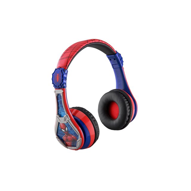 Auriculares Inalámbricos eKids Spiderman Bluetooth Rojo con Micrófono para Niños
