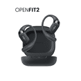 thumbnail image 1 of New Shokz OpenFit 2 - Open-Ear Wireless Bluetooth Headphones - Premium DualBoost™ Audio and Deep Bass - Earhook Earbuds with Built-In Smart Microphone - Comfortable, Sweat Resistant Earphones, Black, 1 of 9
