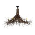 thumbnail image 2 of Meyda Tiffany 132515 Twigs 4 Light 48" Wide Taper Candle Style Chandelier - Natural Wood /, 2 of 5
