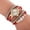 Red, variant on FAMTKT Bracelet for Women, Women Watches Fashion Vintage Weave Wrap Quartz Wrist Watch Bracelet for Ladies