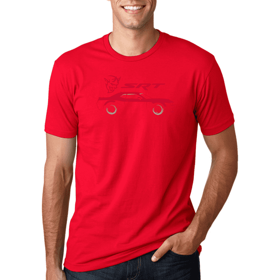 Wild Bobby, Classic Ford Mustang Car Logo, Cars and Trucks, Men's Graphic T-Shirt, Red, 4X-Large