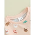 thumbnail image 6 of CIYCuIT Toddler Baby Girls 2Pcs Christmas Outfits Santa Print Long Sleeve Sweatshirt + Long Pants 3M 6M 12M 18M 24M 3T Infant Cute Casual Daily Clothes, 6 of 9