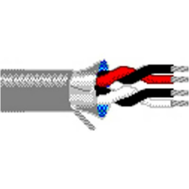 Pack of 1, Belden 9502 0601000 Multiconductor Cable, 2Pr/24Awg, 7X32