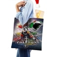 thumbnail image 4 of Voltron Bolso de tela con estampado de lienzo para mujer, bolsa de compras reutilizable y estética, con cremallera interior, regalo para mujer, 35 × 40 cm., 4 of 6