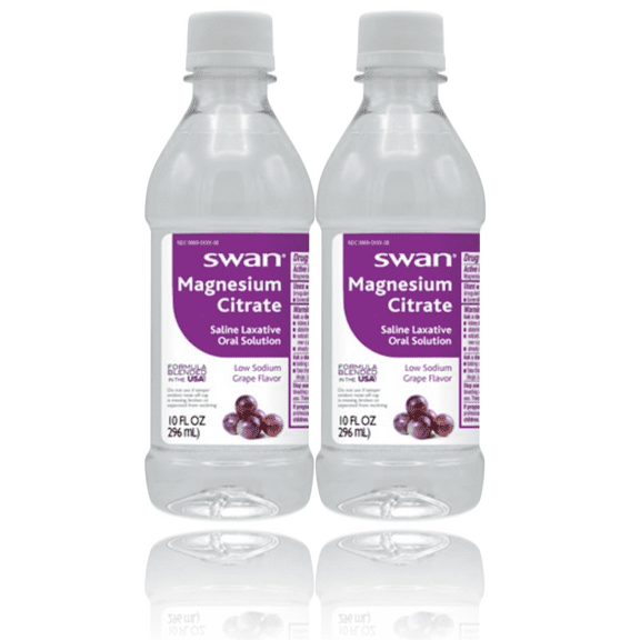 SWAN Citrate Magnesium Saline Laxative - Grape (2-Pack)