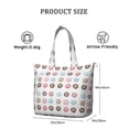 thumbnail image 4 of Colorful Donut Cy Print Weekender Bag Multipurpose Travel Tote Lightweight with Adjustable Strap Featuring Sweet Donut Dessert Designs, 4 of 5