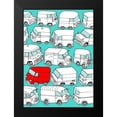 thumbnail image 2 of Wilson, Duncan 14x18 Black Modern Framed Museum Art Print Titled - Odd Ones - Red Van, 2 of 5