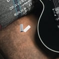 thumbnail image 4 of GAXIRE 2 Pcs Stainless Steel Bottleneck for Guitar in Transparent for Sustain, 4 of 8