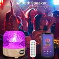 thumbnail image 4 of Eurhowing Aurora Ocean Wave Projector, 16 Colors Rechargeable 5.3 Bluetooth Speaker, Ultra-Quiet Night Light for Kids Room with Remote Control, 4 of 15