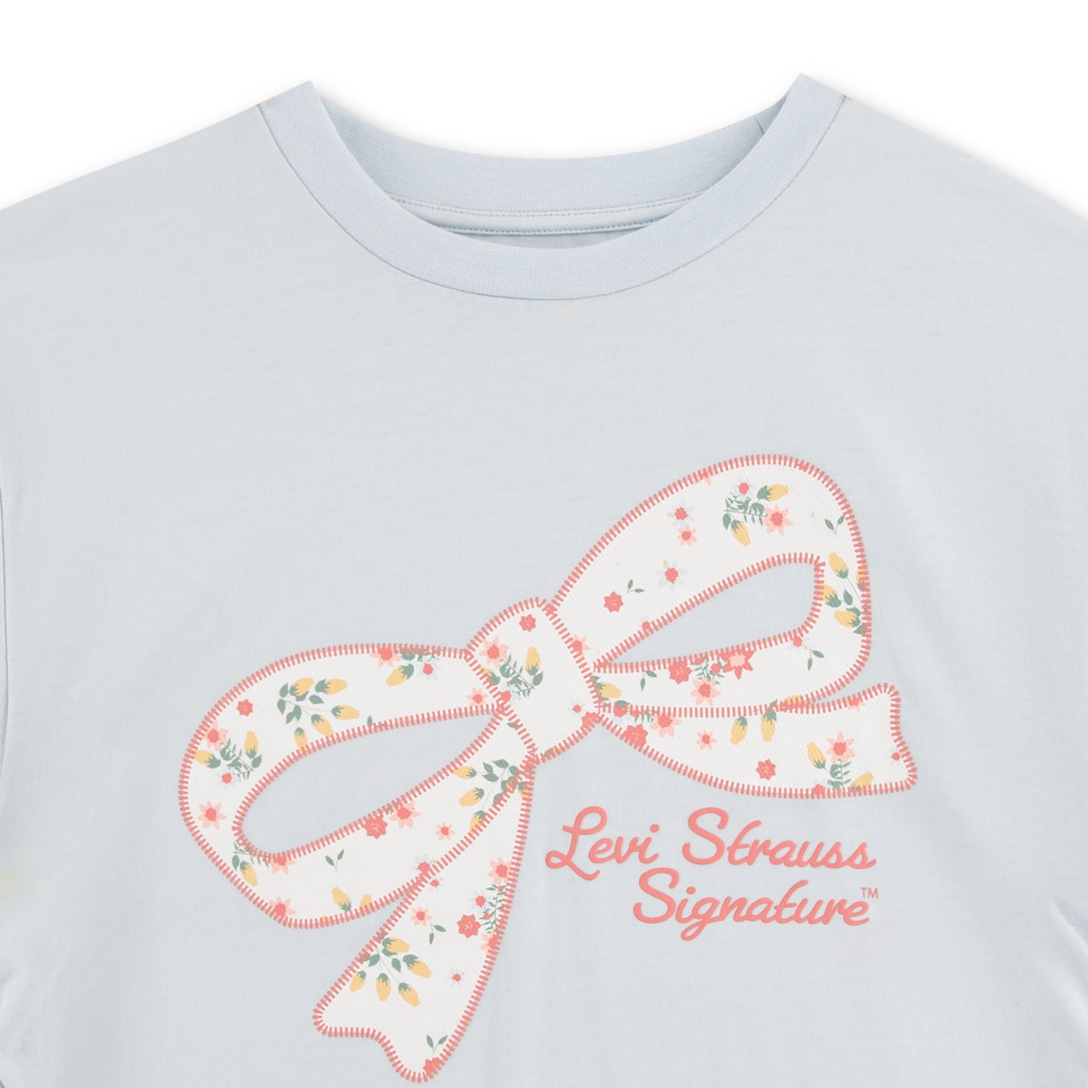 Levi Strauss Signature Girl Short Sleeve Graphic Top, Sizes 4-16