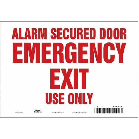 

Condor Safety Sign 7 in x 10 in Vinyl 473F25 473F25 ZO-G5617311