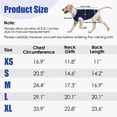 thumbnail image 3 of ROZKITCH Anxiety Relief for Dogs,Soft Adjustable Reflective Dog Anxiety Vest for Thunder,Fireworks,Separation and Vet Visit,Dog Shirts for Medium Dogs,NavyBlue,L, 3 of 9