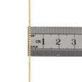 thumbnail image 6 of 10K Yellow Gold 1.10mm Solid Square Italian Box Chain Womens Necklace 18 Inch, 6 of 7