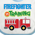 thumbnail image 4 of Inktastic Future Firefighter Kids Fireman Boys Baby Bib, 4 of 4