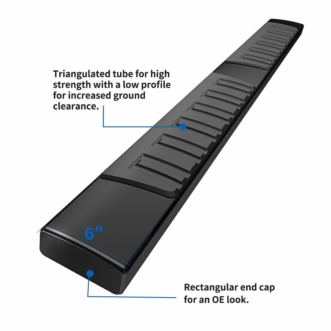RVNI Running Board for 2015-2023 2024 2025 Ford F-150 Super Crew Cab/17-24 Ford F-250 F-350 Super Duty Crew Cab 6 in f150 Running Boards Side Steps Nerf Bars