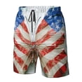 thumbnail image 4 of Fotbe Patriotic Butterfly Floral Trajes de Baño Estampados para Hombre, Shorts de Verano de Secado Rápido, Ropa de Playa, Bañadores-X-Large, 4 of 6