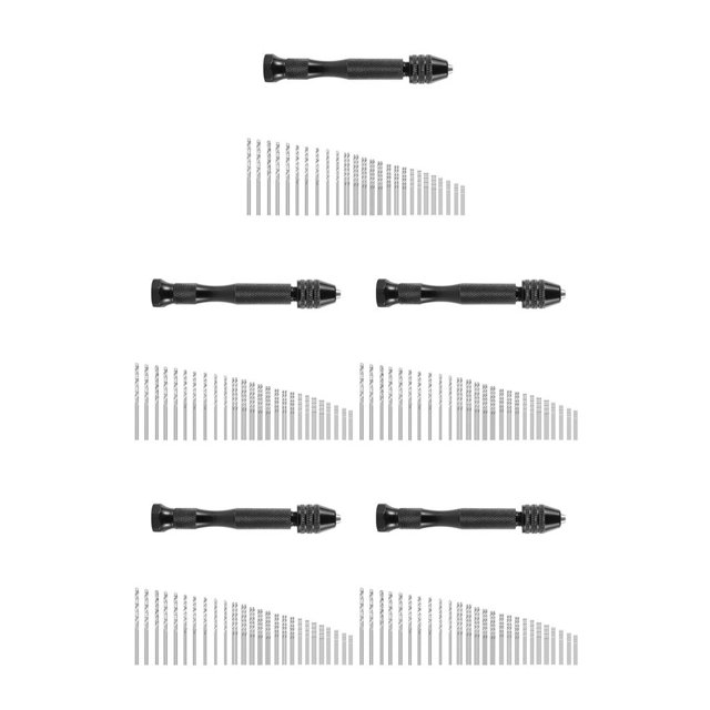 Kenally Micro brocas helicoidales, pasador multiusos para carpintería, perforación compacta rotativa antideslizante con colgante de artesanal tipo 13 5piezas Kenally CBP227966