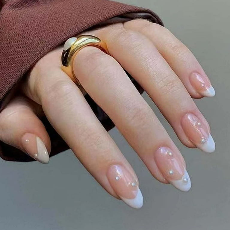 THE Almafrench Tip Press Ons Fall French Tip Nails Mix 
