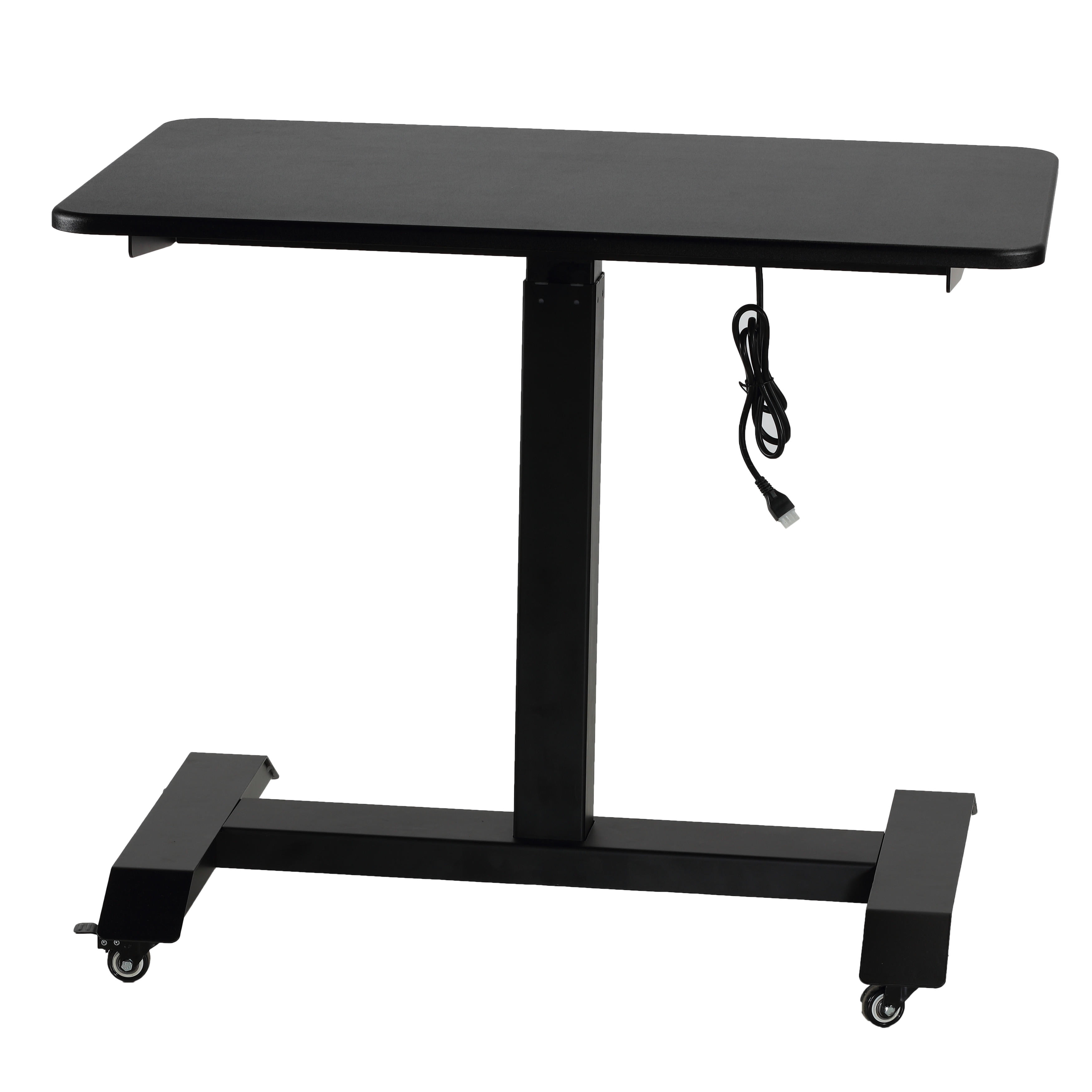 Cortesi Home Luna Electric Sit to Stand Height Adjustable Mobile Desk