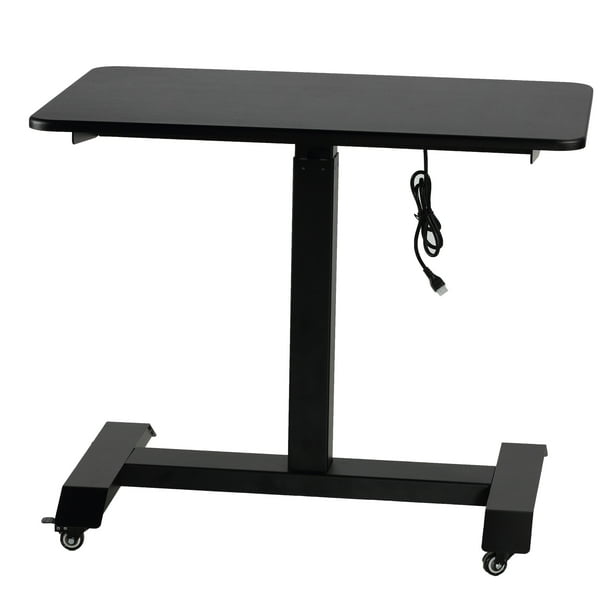 Cortesi Home Luna Electric Sit to Stand Height Adjustable Mobile Desk
